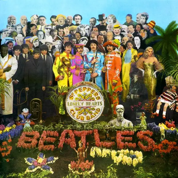 Great Album Covers - Record Album Cover Sgt Pepper’s Lonely Heart’s Club Band by the Beatles in 1967 
