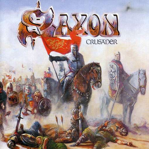 saxon-crusader album cover by Paul Raymond Gregory