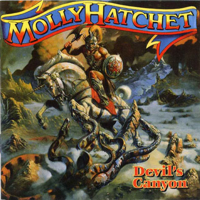 Devils Canyon - Molly Hatchet's Eighth Album - 1996 - Album Cover Art by Paul Raymond Gregory