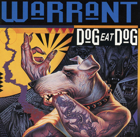 Great Album Covers Dog Eat Dog  Warrant